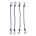 thumbnail image 3 of 4 Piezas de Cordón Elástico para Trabajo , 17 Pulgadas, Correas para Equipaje, 2 Ganchos, Juego de Amarre , Azul Soledad Cuerda elástica, 3 of 8