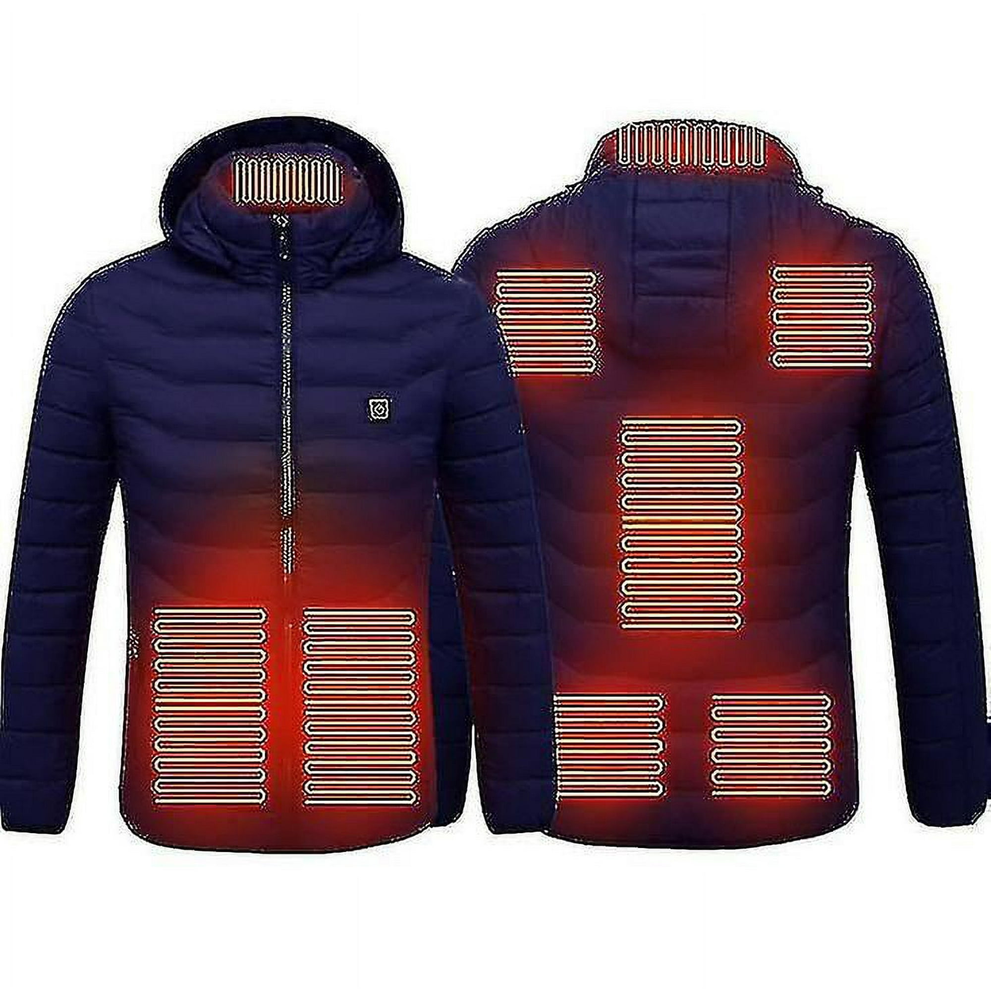 Veste Chauffante Manteau Chauffant Electrique Chaud Hivernal 8 Zones de Chauffage Walmart