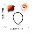 thumbnail image 3 of Fiudx Diadema de Murciélago con Sombrero de Bruja, Accesorio Espeluznante para Disfraz de Halloween, Decoración Divertida para Fiestas, Tocado Peculiar para Adultos y Todas Las Edades, Aspecto Único, 3 of 6