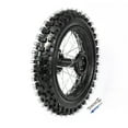 thumbnail image 3 of Off Road Dirt Bike Wheel Set: 14" / 12" Front & Rear Tire Tube Rim, 60/100-14 & 80/100-12, 735mm 45/48mm Front Forks Triple Clamp & Swing Arm Disc Brake Kit for Pit Bike 50/70/90/110/125/140cc, 3 of 6
