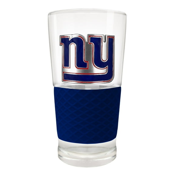 New York Giants 22oz. Pilsner Glass with Silicone Grip