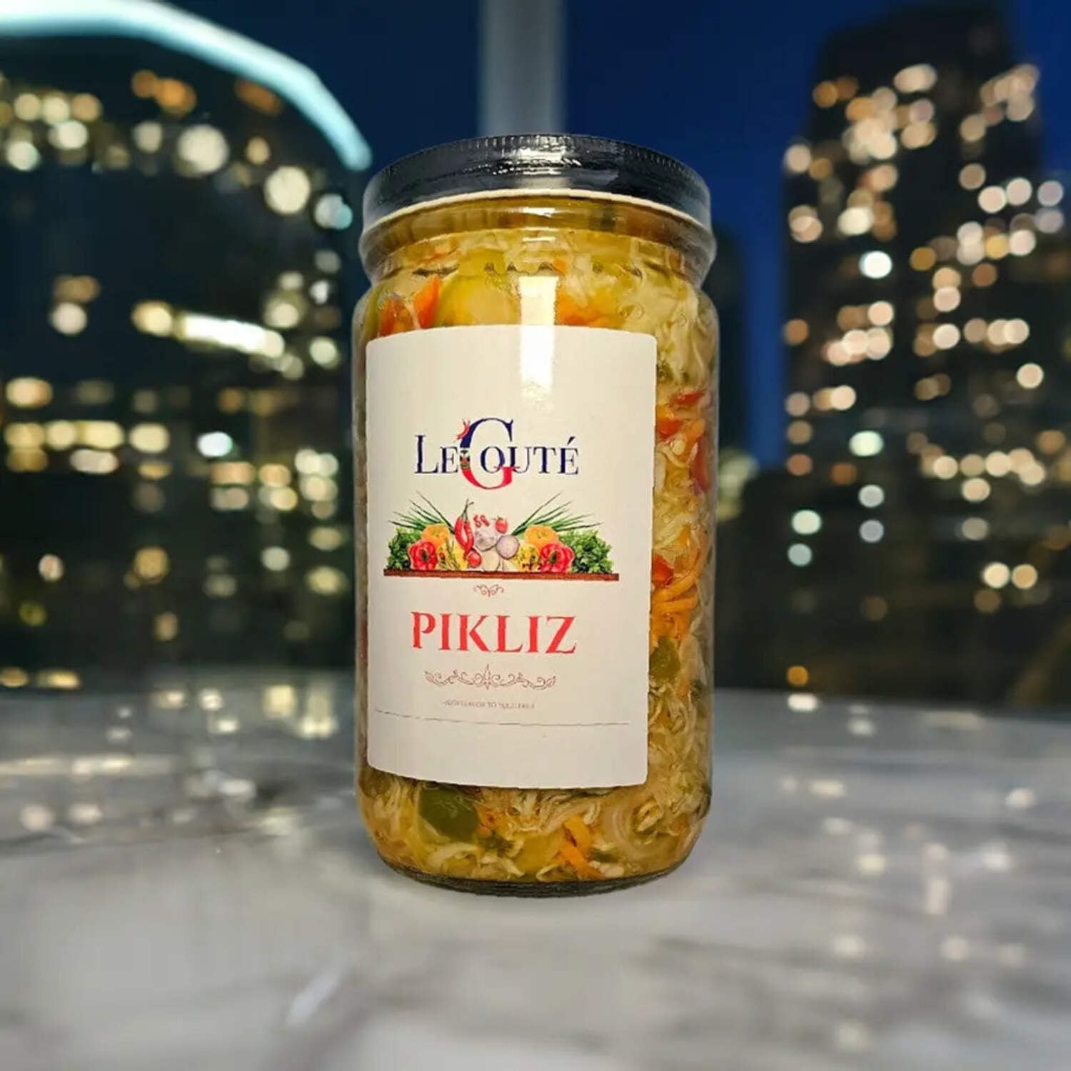 Haitian Pikliz, Pikliz Ayisyen, Haiti Pickles. 32 Oz XL (Bon bagay)