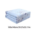 thumbnail image 3 of AZXY Floral Cooling Throw Blanket for Hot Sleepers, 39.37"x55.11" Light Blue Flower Summer Quilt, Lightweight Breathable Air Conditioner Comforter, Machine Washable Soft Blanket for Couch Bed Adults, 3 of 6