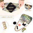 thumbnail image 4 of Womens Chain Shoulder Bag Green Landscape Classic Tote Handbags Fashion Clutch Hobo Purse with Zipper for Travel Casual, 4 of 7