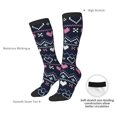 thumbnail image 4 of Vsdgher Pixel Heart Winter Knee Socks, High Socks Long Stretchy Sock Women Knee High Stocking, Long Socks for Women, 4 of 6