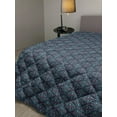 thumbnail image 2 of Abstract Down Alternative Comforter, Contemporary Geometric Pattern with Rhombuses, Microfiber Quilt for All Season, 5 Sizes, Blue Grey Multicolor, by Ambesonne, 2 of 3
