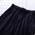 thumbnail image 5 of ShomPort Womens Soft Pajama Shorts Comfy Loose Stretchy Drawstring Waist Knee Length Sleep Lounge Short, 5 of 7