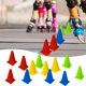 thumbnail image 1 of 12 conos de entrenamiento de fútbol para interiores y exteriores, de alta visibilidad, en cuatro colores, para juegos, estacionamientos, baloncesto y, 1 of 8