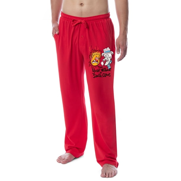 The Year Without A Santa Claus Mens' Heat Miser Snow Sleep Pajama Pants 