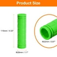 thumbnail image 2 of Uxcell 4pcs Bike Handlebar Grips Non-Slip Rubber Mushroom Grip Fit 7/8" Bars,Green, 2 of 6