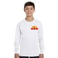 thumbnail image 2 of Awkward Styles Happy Thanksgiving Day Youth Long Sleeve Shirt for Girls Boys Turkey Crewneck Tee for Kids Pocket Print, 2 of 5