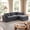 Dark Gray, variant on Garvee 110" Modular Cloud Sectional Couch with Ottoman, 4-Piece Convertible L-Shape Sleeper Sofa, No Assembly 30D High-Density Foam Couch in Soft Chenille Fabric, Beige