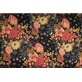 thumbnail image 2 of Zelouf Zs1805Kkkk Print On Ity  , Sewing, DIY, Crafts Fabric by the Yard, 987 Black/rust, 5 Yard, 2 of 2