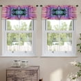 thumbnail image 2 of LALILO Kitchen Curtain Valance Kaleidoscope Art Rod Pocket Window Curtain 52"x 18" Set of 2, 2 of 6
