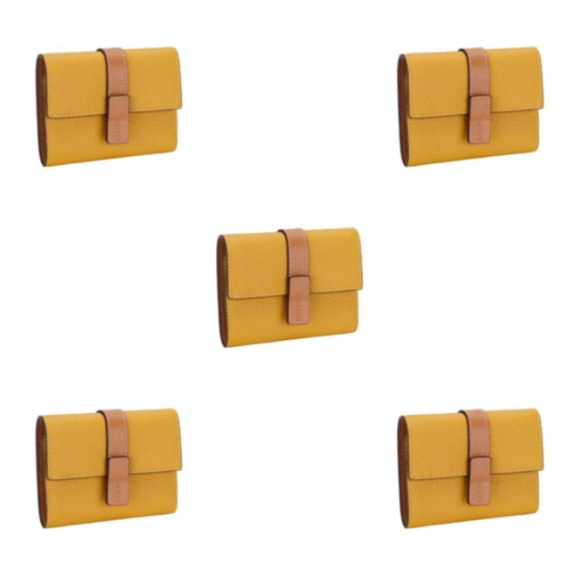 Minnieouse Monedero de repuesto para mujer, tres pliegues, Color sólido, cierre con cremallera, elegante compartimento para efectivo, billetera, Type2 NO2