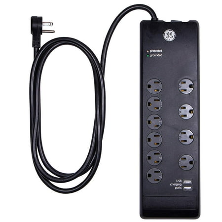 surge ge protector usb power strip outlet charging port 6ft ultrapro cord safety covers protectors premium