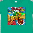 thumbnail image 4 of Inktastic I'm Four Comic Book Boys or Girls Toddler T-Shirt, 4 of 5