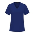 thumbnail image 5 of CHUMUD Women's Scrubs Set - Sporty V-Neck Medical Top and Stretch Waist Cargo Pant, Uniform Jogger Suit for urse Esthetician Workwear, 5 of 7