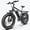 Black, variant on Efunkeep M2601 Adult Electric Bike, 750W Peak Motor, 48V 375Wh Removable Battery, 26" Puncture-Resistant Tires, UL2849 Certified