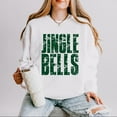 thumbnail image 6 of Jingle Bells Block Distressed - Women's Lightweight Garment Dyed Sweatshirt, 6 of 9