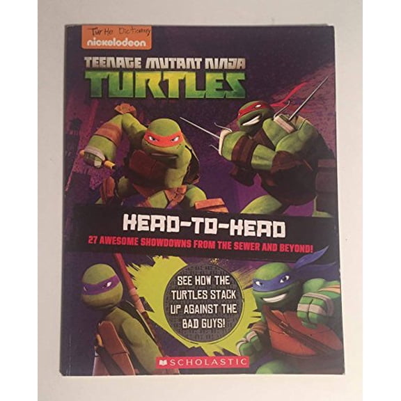 Pre-Owned Teenage Mutant Ninja Turtles Head to Head by Scholastic (Library Binding), Kids & Family, English