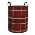thumbnail image 7 of ZICANCN Laundry Basket Organizer, Christmas Grunge Plaid Checkered Collapsible Hamper for Bathroom Bedroom Laundry Room, Small Size, 7 of 7