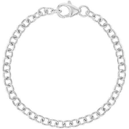 925 Sterling Silver Charm Bracelet for Girls Kids Children 6