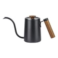 thumbnail image 3 of DOLITY Drip Coffee Kettle Camping Coffee Pot Gooseneck Spout Stainless Steel Coffee Tea Black, 3 of 9