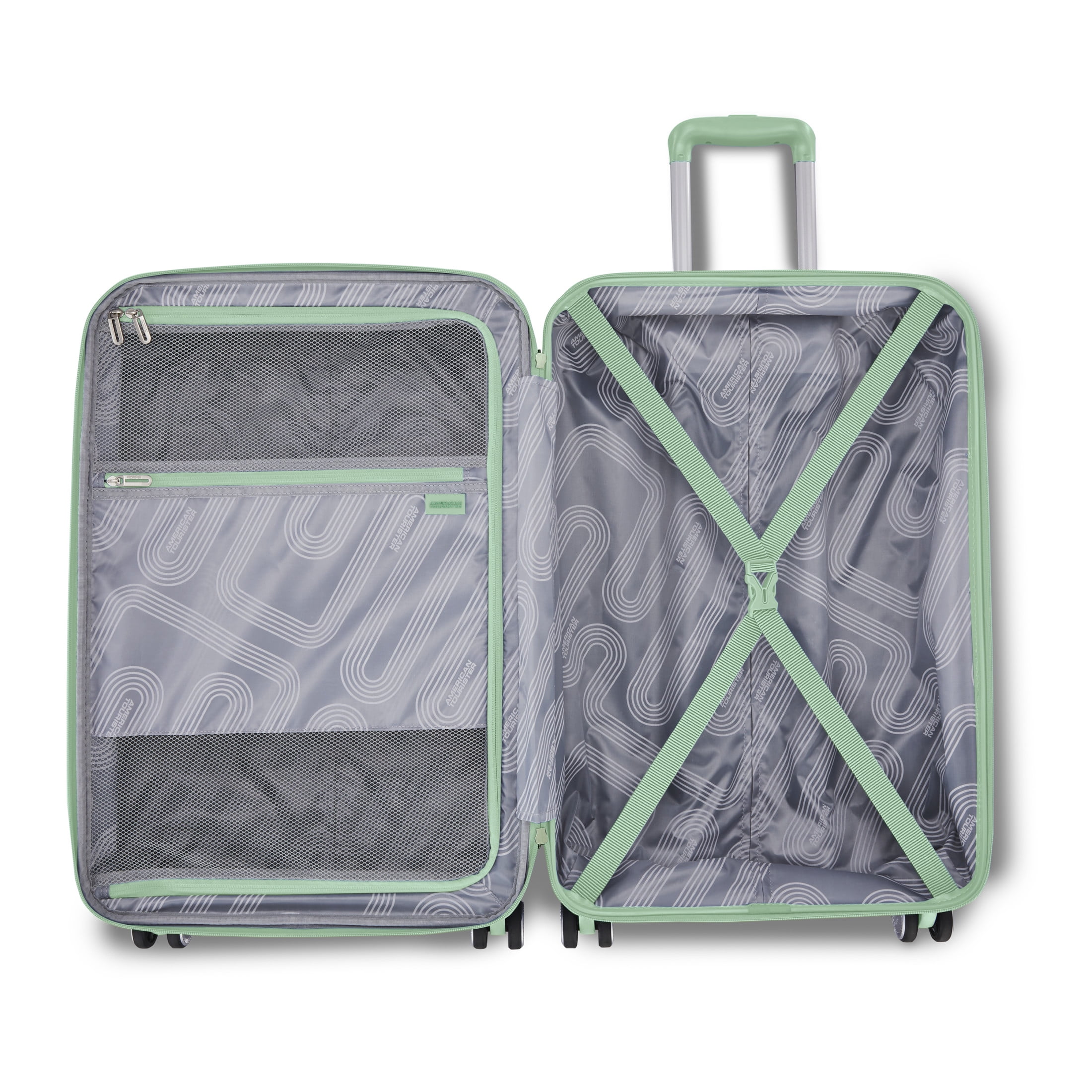 American Tourister Stratum 3.0 Carry-On Suitcase with Spinner Wheels - Surreal Green