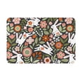 thumbnail image 2 of Uemuo Rabbits on Floral Printed Door Mat Indoor Doormat 16"x24",Front Back Door Mats Non Slip Entrance Rugs,Inside Doormats for Entryway, 2 of 9