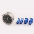 thumbnail image 3 of Regulador de presión de combustible de aluminio ajustable universal con kit de calibre 7 colores, 3 of 5