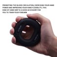 thumbnail image 1 of yingyy Gripping Ring Adjustable Forearm Muscle Forearm Muscle Exerciser Exerciser Strengthener Silicone Gym Hand Power Trainer, Black, 1 of 9
