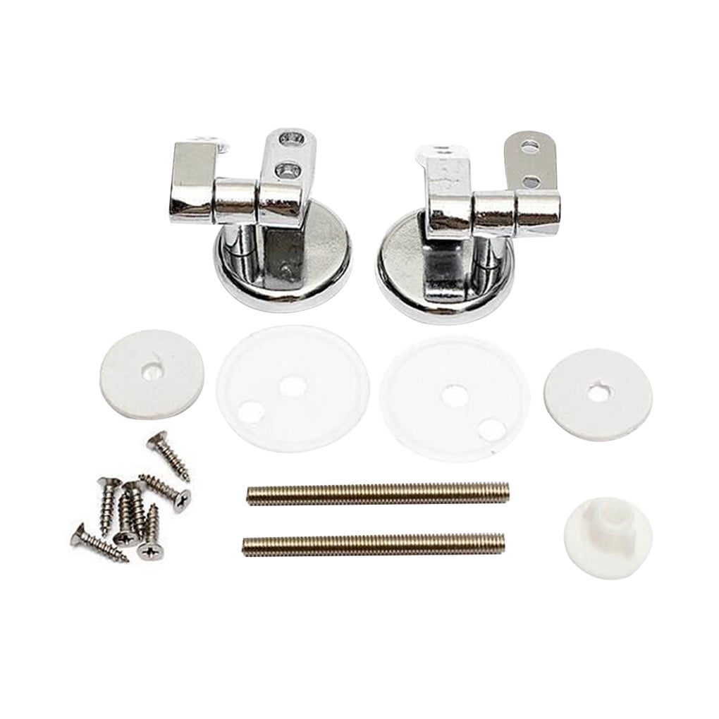 Fashionhome Bathroom Toilet Seat Hinges Kit Zinc Alloy Toilet Lid Hinge