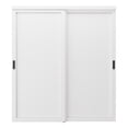 thumbnail image 3 of 72" x 80" Height Sliding Closet Door - 1 Panle Design for Closet Door Hardware kit including, Black Handles, 3 of 8