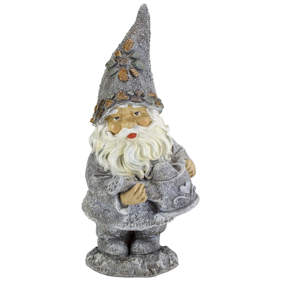 Roman Gnome with Kettle Pebble Garden Statue