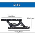 thumbnail image 2 of Sofa Couches Bed Diy Adjustable Spring Mechanism Futon Hinge Hardware Triple Click Hinge Hardware For Sleeper Sofa Bed Furniture, 2 of 5