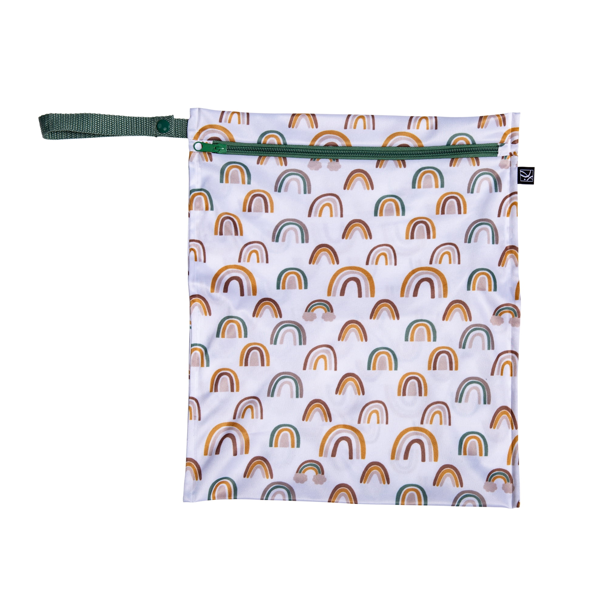 J.L. Childress Wet-to-Go Portable Wet and Dry Bags - Waterproof and Leakproof - Spice Rainbow