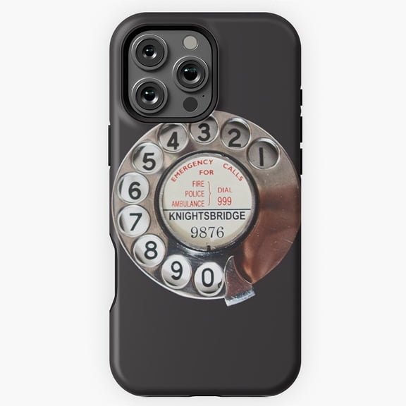 Retro Rotary Phone Dial Art Phone Case for iPhone 16 15 14 13 12 11 Pro Max M891291