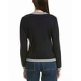 thumbnail image 2 of Bruno Magli womens  Wool Cardigan, XL, Blue, 2 of 3