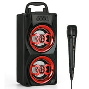 Oumilen Portable Bluetooth Speakers, Black, ON-SP-10-wm