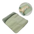 thumbnail image 1 of Dog Cooling Mat, Breathable Pets Dog Summer Cooling Mat, Foldable Pet Cooling Mat For Dogs, Pet Summer Sleeping Mat with Neck Support, Portable Rattan Bed For Dogs, Cats, 1 of 8
