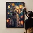 thumbnail image 6 of Poodle Artwork Dog Colorful Poster - Poodle Dog Canvas Wall Art For Bedroom Decor - Living Room Set - Dog Pictures Funny, 6 of 6