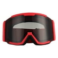 thumbnail image 3 of Skiing Protection Goggles, Scratch Proof Anti Fog Oversized OTG Design Air  System Ski Goggles  For Skating Black Frame Grey Lens,Black Frame Silver Lens,Black Frame Red Lens,Red, 3 of 8