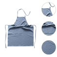 thumbnail image 3 of Linen Apron Soft Florist Apron Bib Ainting Apron for Cooking Painting Artist khaki, 3 of 5