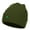 Olive, variant on Mini Frog Embroidered Long Beanie - Dk Grey OSFM