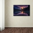 thumbnail image 3 of Trademark Fine Art 'Lake House Sunrise' Canvas Art by Jesus M Garcia, 3 of 3