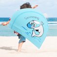 thumbnail image 3 of Gorros De Natación Gorro de baño de playa para niños, gorro de baño de PU de dibujos animados para deportes acuáticos (azul cielo) Ndcxsfigh Para Estrenar, 3 of 7