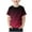 Red, variant on Ohufall Kids Girls & Boys T Shirts Fashion Gradient Printed Short Sleeve Shirts Summer Light Breathable Sport Tees Casual Comfy Crew Neck T-shirts for Youth Children Kids, 2-13 Years
