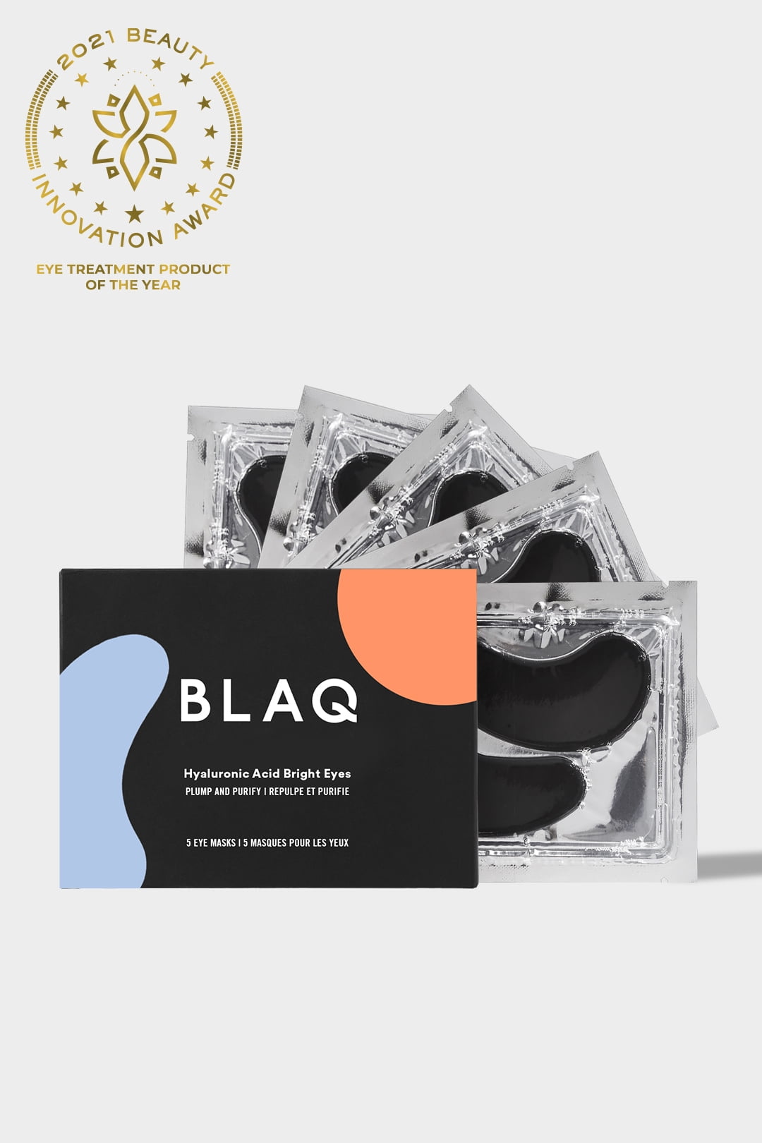 Bright Eyes Hyaluronic Acid Patches for under eye Dark Circles, Wrinkles and Puffiness