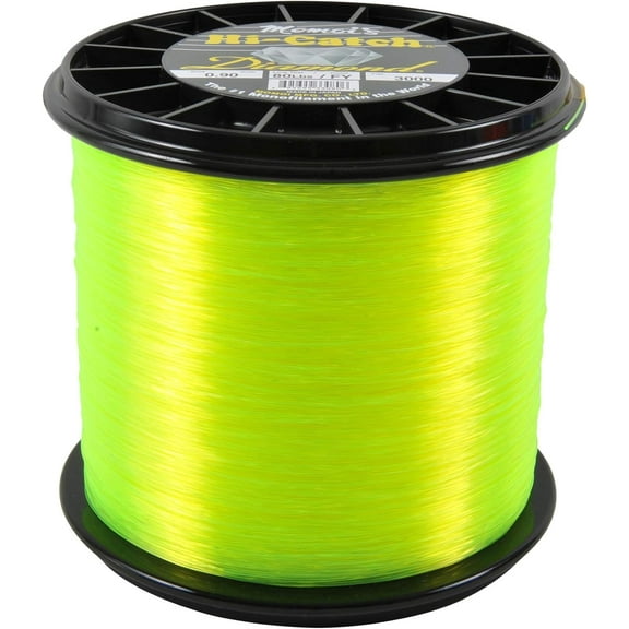 Momoi Diamond Monofilament Line Hi Vis Yellow, 12#, 3000 yards
